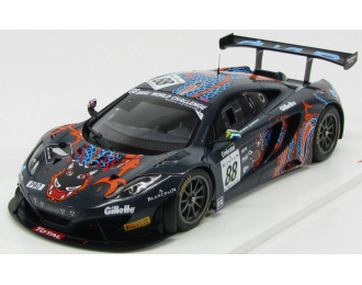 McLAREN Mp4-12c Gt3 Team Von Ryan №88 24h Spa (2013) Barff - Senna - Goodwin, Dark Blue