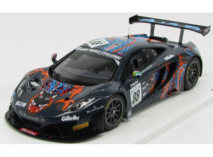 McLAREN Mp4-12c Gt3 Team Von Ryan №88 24h Spa (2013) Barff - Senna - Goodwin, Dark Blue
