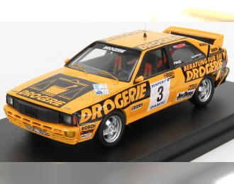 AUDI Quattro Drogerie N3 Rally International Semperit (1983) W.Wiedner - F.Zehetner, Yellow Black