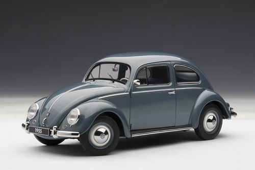 VOLKSWAGEN BEETLE KAFER LIMOUSINE 1955, STRATOS SILVER