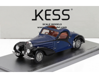 BUGATTI 57c Atalante Coupe Sn.57641 Toit Ouvrant Open Roof (1938), Blue Black