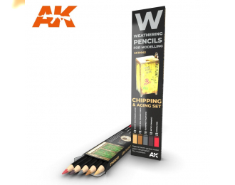 Набор акварельных карандашей "Сколы и старение" / WATERCOLOR PENCIL SET CHIPPING AGING SET