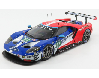 FORD USA Gt 3.5l Turbo V6 Team Ford Chip Ganassi Uk №67 Lmgte Pro 2nd 24h Le Mans (2017) H.Tincknell - A.Priaulx - P.derani, Red Blue White
