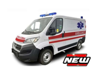Fiat Ducato Ambulance, white / red