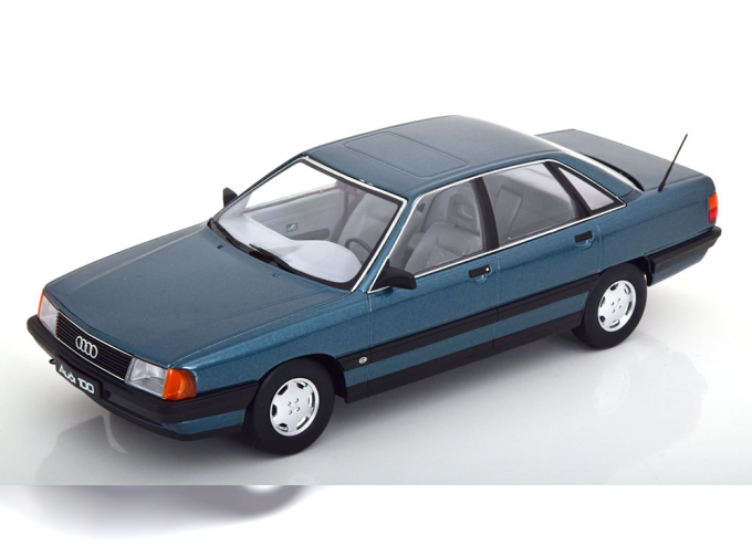 AUDI 100 C3 Saloon (1989), blue-green metallic