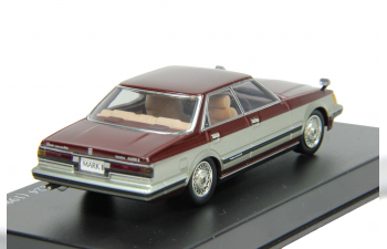 TOYOTA Mark II Grande Twincam 24 GX61 (1982), silver & dark red