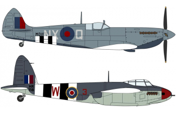 Сборная модель Spitfire MK VII & Mosquito MK VI Combo (2 модели) Limited Edition