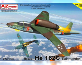 Сборная модель Heinkel He 162C Salamander