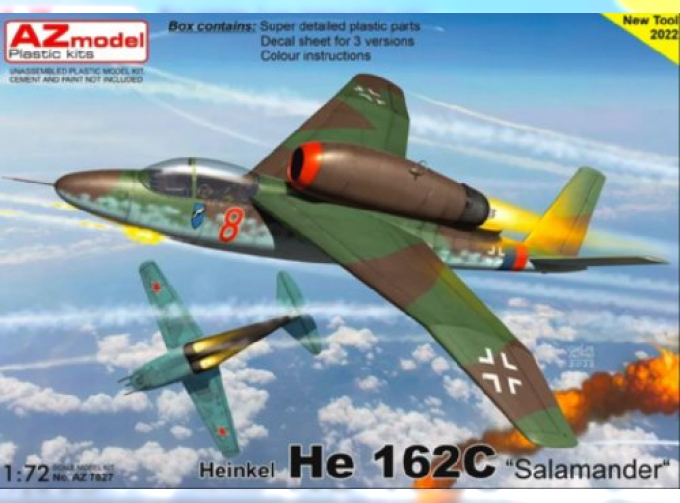 Сборная модель Heinkel He 162C Salamander