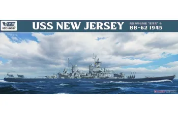 Сборная модель USS NEW JERSEY BB-62 1945