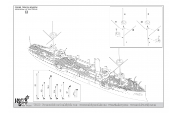 Сборная модель IJN Takao Cruiser, 1889 (Late Fit)