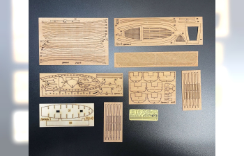 Сборная модель Ял 6-весельный XIX в.