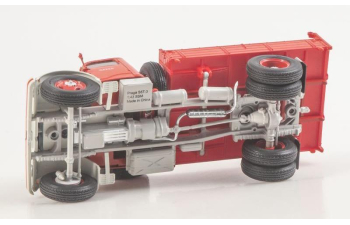 PRAGA S5T-3 самосвал, красно-белый