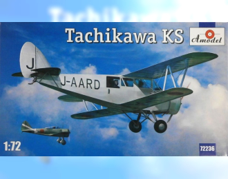 Сборная модель Японский легкомоторный самолет-фотосъемщик Tachikawa Ks