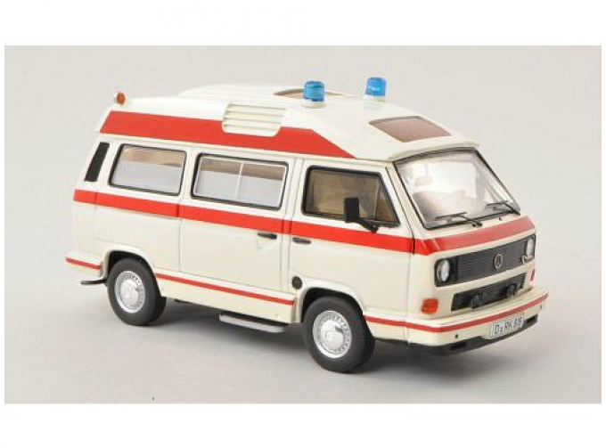 VOLKSWAGEN T3b Dehler Ambulance (1984), white