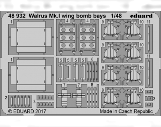 Walrus Mk. I крыльевые бомболюки