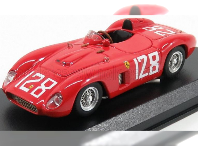 FERRARI 500 Tr N 128 Ch.0614 Winner Tyddyn Road Races (1956) Carroll Shelby, red