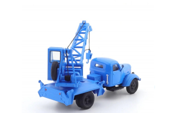 FAW Jiefang CA10 Truck Crane, blue