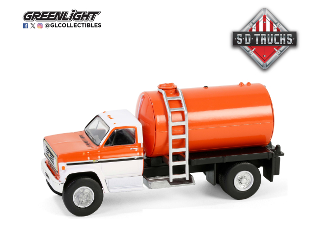 CHEVROLET C-70 цистерна удобрения (1984), Orange/White