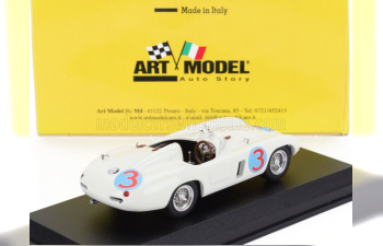 FERRARI 750 Monza Spider S/n.0498 №3 Winner Road America Elkhart Lake 1955 Phil Hill, White