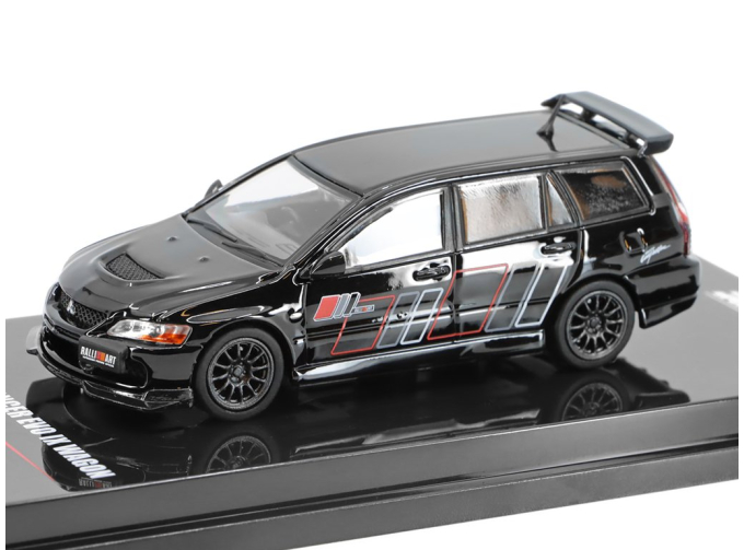 MITSUBISHI Lancer Evolution IX Wagon Ralliart (2005), black