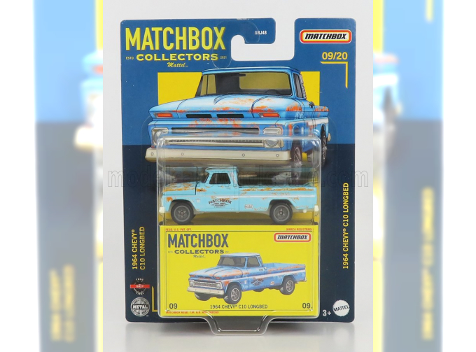 CHEVROLET C10 Longbed Pick-up (1964), Light Blue