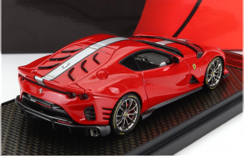 FERRARI 812 Competizione (2021), Rosso Corsa 322 - Silver Red