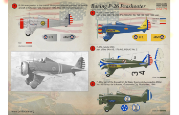 Декаль Boeing P-26 Peashooter