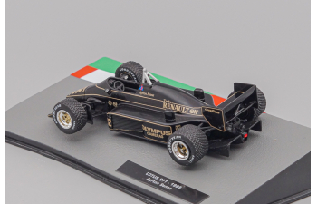 (Уценка!) LOTUS F1 97t Renault Turbo №12 Season (1985) Ayrton Senna, Black Gold