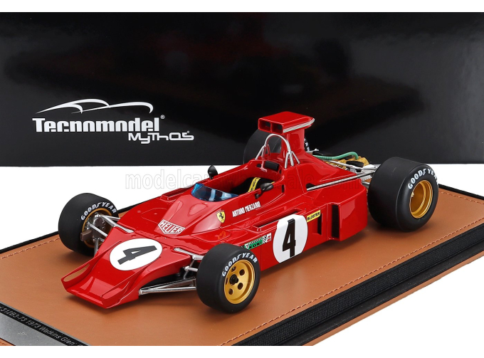 FERRARI F1 312 B3 №4 Usa Watkins Glen Gp Arturo Merzario (1973) , Red