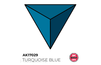 Краска акриловая QUICK GEN - Бирюзово-голубой / TURQUOISE BLUE, 18мл