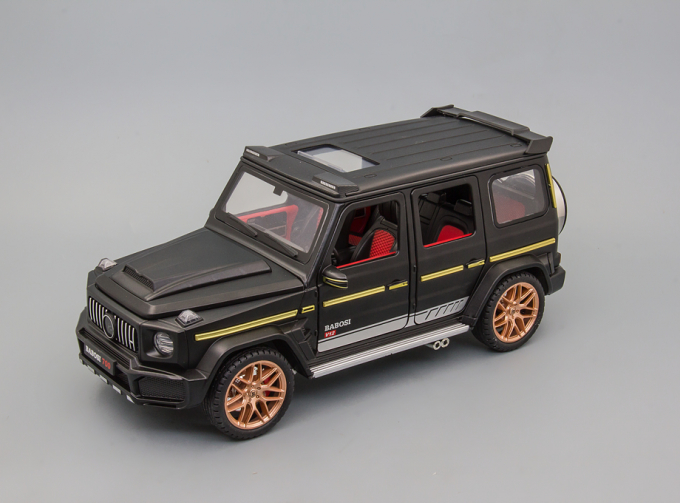 MERCEDES-BENZ G-class (G700) Brabus (Babosi), чёрный матовый