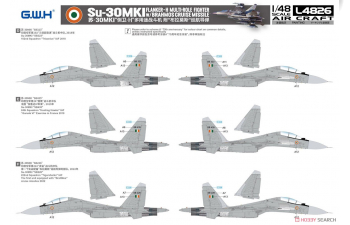 Сборная модель Истребитель серии 30MКi "Flanker-H"