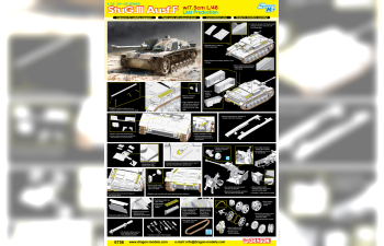 Сборная модель Самоходка StuG.III Ausf.F w/7.5cm L/48