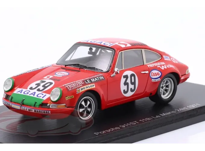PORSCHE 911S #39 11th 24h LeMans Guy Verrier, Gérard Foucault (1971)