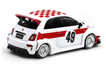 FIAT 595 Abarth LB-Works X Abas Works 1000 TC Tribute LHD (2026), white / red