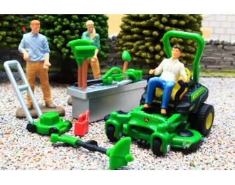 JOHN DEERE Set Garden Playset With Figures, Green