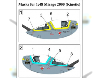 Маска окрасочная Mirage 2000C (Kinetic)