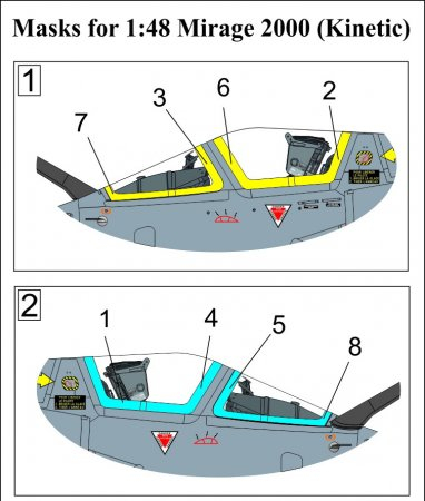 Маска окрасочная Mirage 2000C (Kinetic)