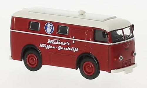 Elektro-Paketwagen, Kaisers coffee (1950), red