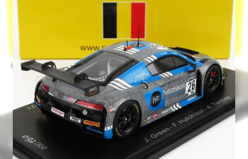 AUDI R8 Lms Gt3 Team Audi Sport Sainteloc Racing N26 24h Spa (2021) J.Green - F.Hutchison - A.Tambay, Light Blue Grey