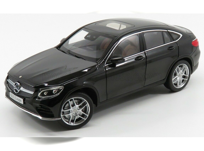 Mercedes-Benz GLC Coupe 2018 C253 черный с хромированными колесами