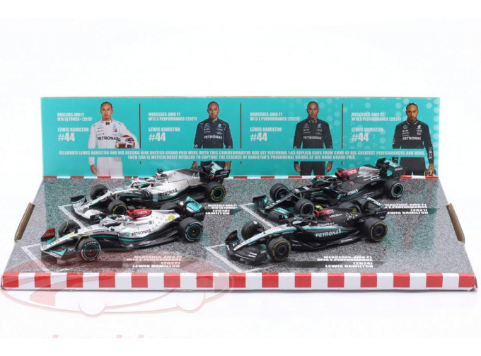 MERCEDES-BENZ AMG F1 W10 EQ Power+ №44 (2019) / MERCEDES-BENZ AMG F1 W12 E Performance №44 (2021) / MERCEDES-BENZ AMG F1 W13 E Performance №44 (2022) / Mercedes-AMG F1 W15 E Performance #44 Formula 1 2024