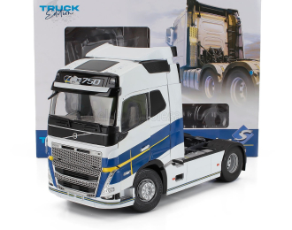 VOLVO FH16 750 Globetrotter XL Gotebord Edition Tractor Truck 2-assi (2021), white / blue