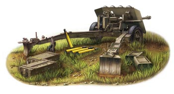 Сборная модель British 17pdr Anti-tank gun Mk.I