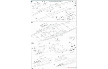 Сборная модель Japanese Navy Aircraft Carrier Akagi 赤城 Full-Hull