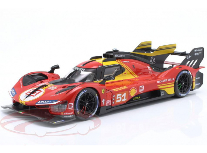 FERRARI 499P 12th 1812km Qatar WEC 2024 & 3rd 24h LeMans Alessandro Pier Guidi, James Calado, Antonio Giovinazzi (2024)