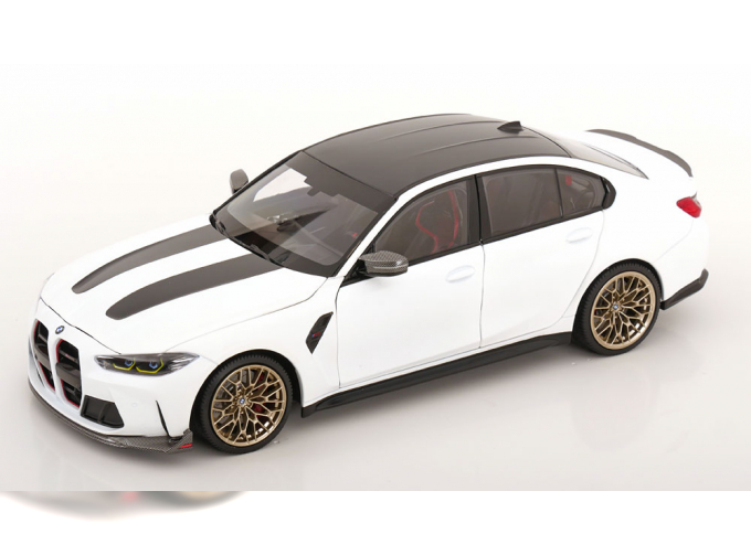 BMW M3 CS G80 (2023), matt-white black