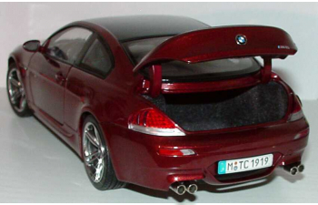 BMW M6 Coupe (E63) (2005), indianapolis red metallic