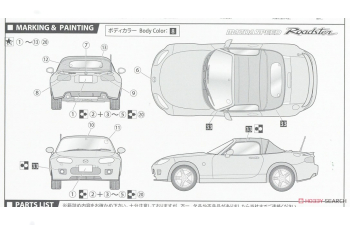 Сборная модель Mazda Speed Roadster